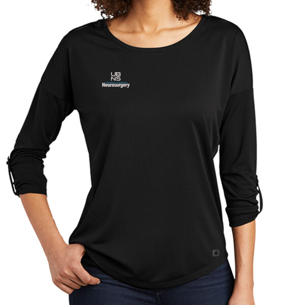 UBNS - UBNS Ladies Gravitate Scoop 3/4 Sleeve Thumbnail