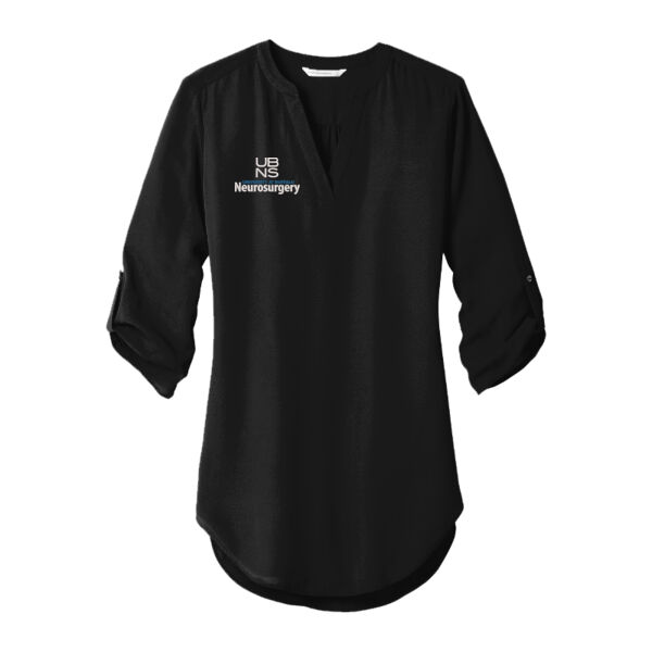 UBNS - Ladies 3/4 Sleeve Tunic Blouse Thumbnail