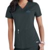 Grey's Anatomy Ladies 71166 & 71166X  Top - Steel, Indigo, Black Thumbnail